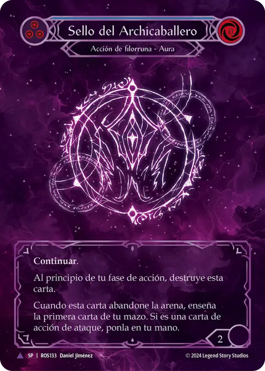 Card: Sigil of the Arknight (blu)
