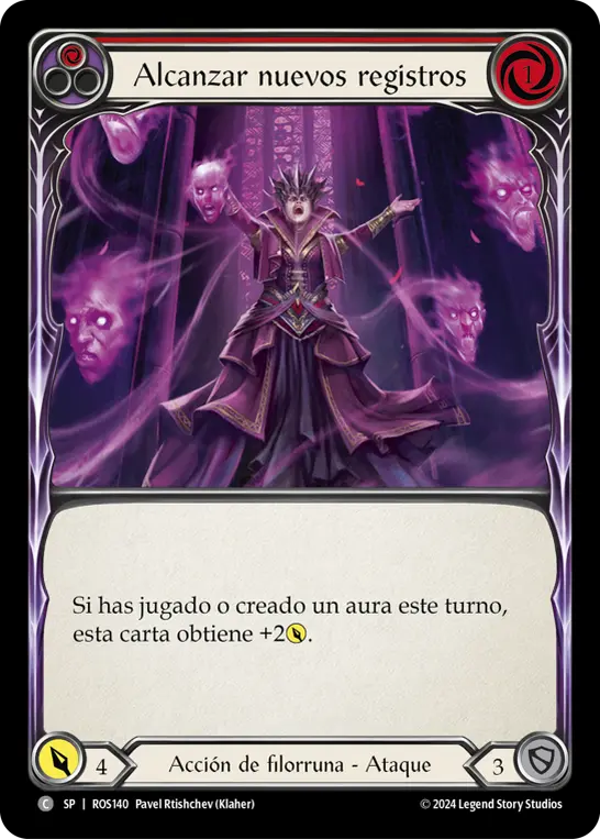 Card: Hit the High Notes (red)