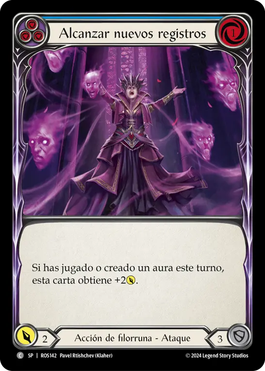 Card: Hit the High Notes (blu)
