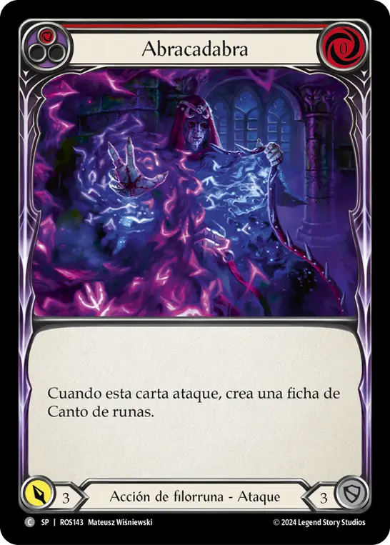 Card: Hocus Pocus (red)