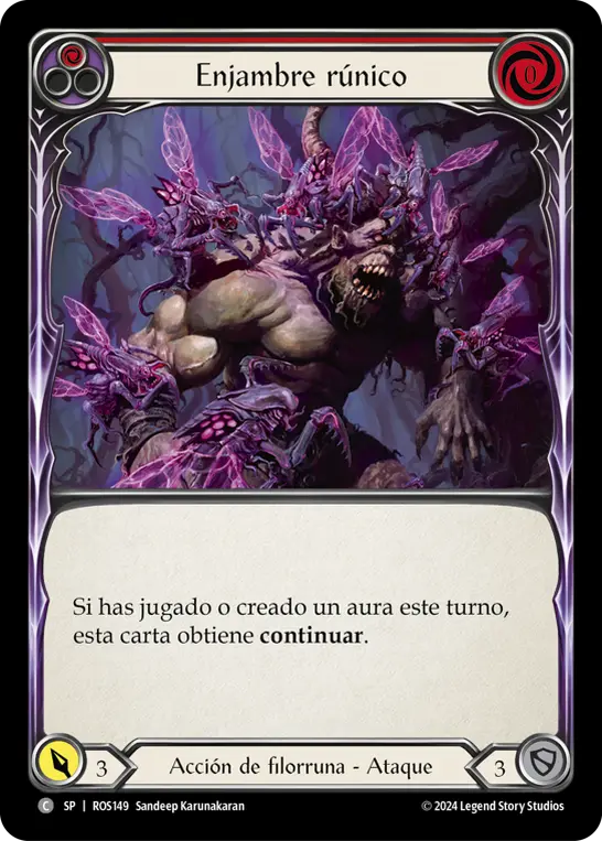Card: Runerager Swarm (red)