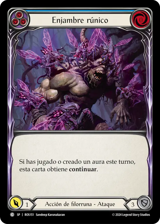 Card: Runerager Swarm (blu)