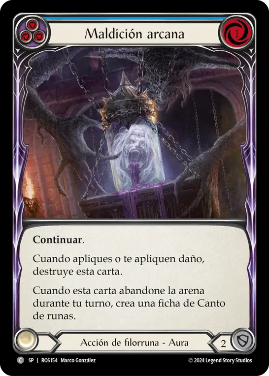 Card: Arcane Cussing (blu)