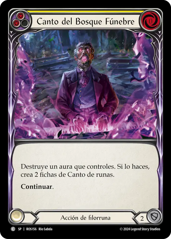 Card: Deadwood Dirge (yel)