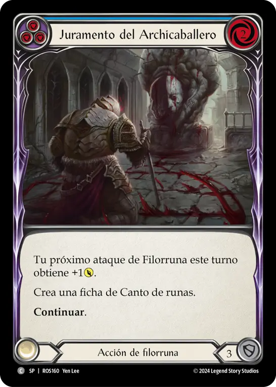 Card: Oath of the Arknight (blu)