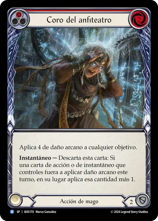 Card: Chorus of the Amphitheater (red)