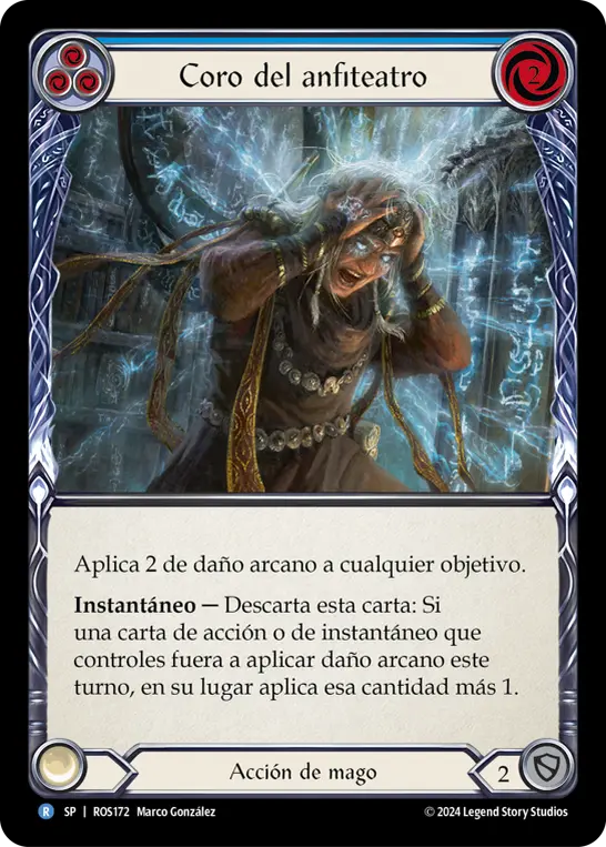 Card: Chorus of the Amphitheater (blu)