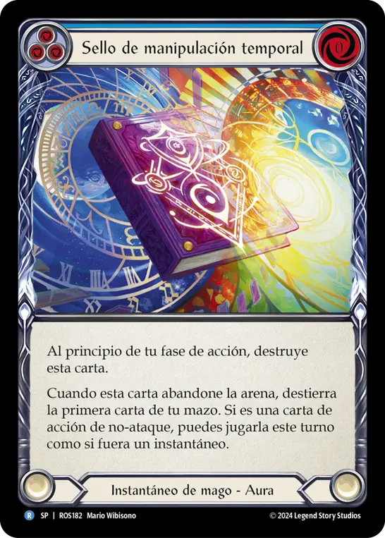 Card: Sigil of Temporal Manipulation (blu)