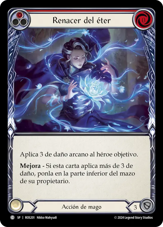 Card: Perennial Aetherbloom (red)