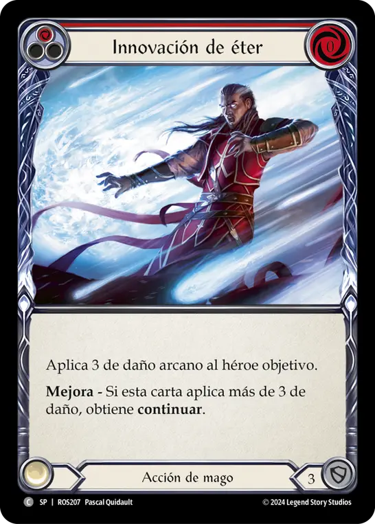 Card: Trailblazing Aether (red)