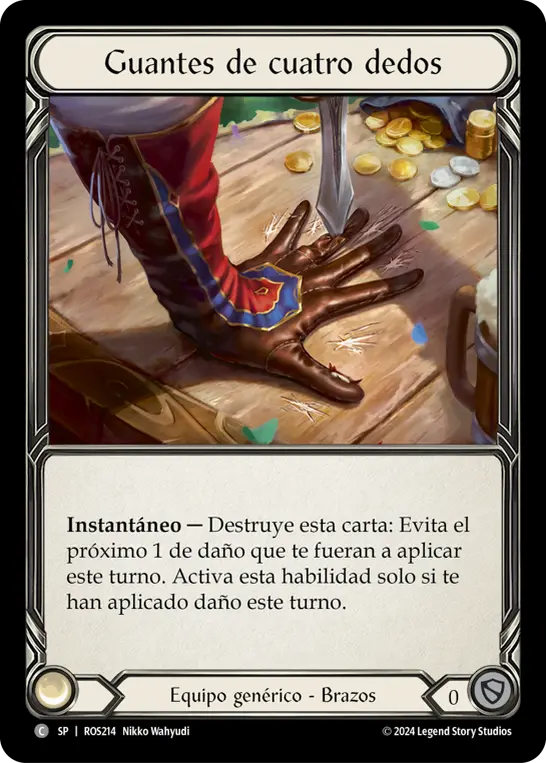 Card: Four Finger Gloves