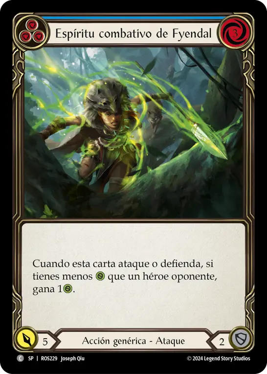 Card: Fyendal's Fighting Spirit (blu)