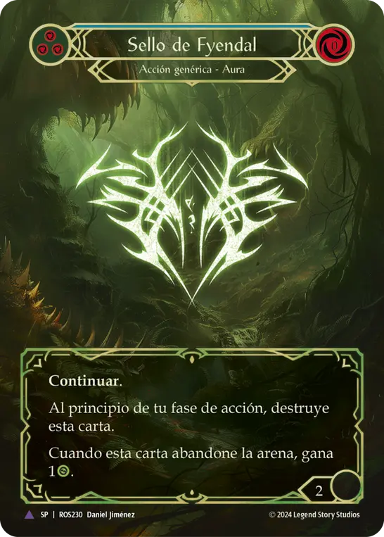 Card: Sigil of Fyendal (blu)