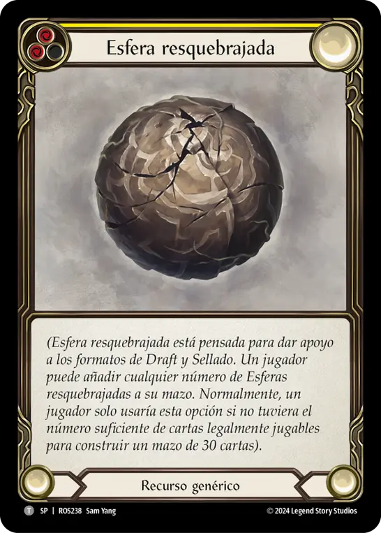 Card: Cracked Bauble (yel)