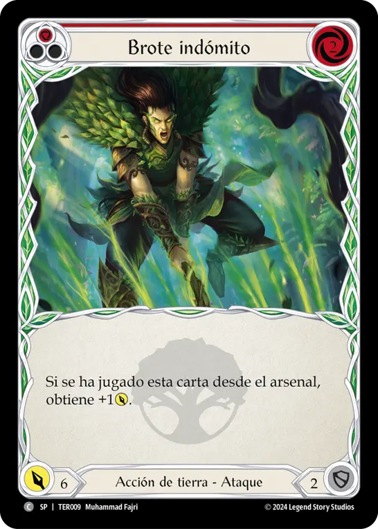 Card: Burgeoning (red)