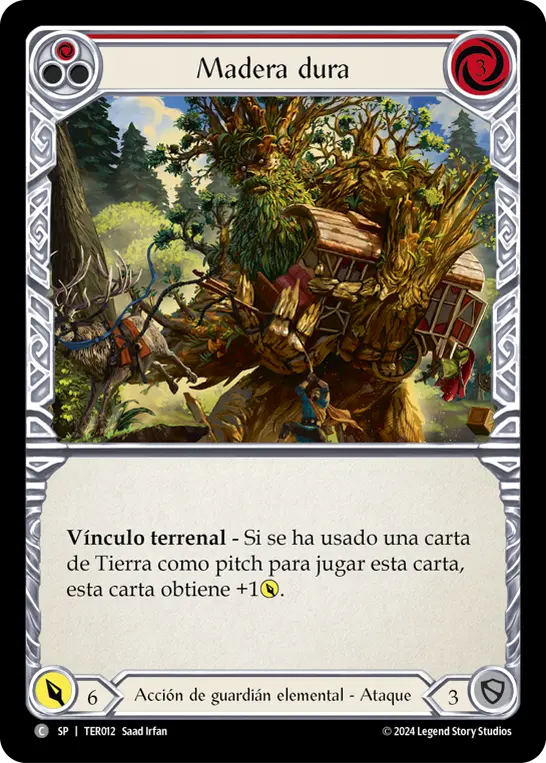 Card: Strong Wood (red)