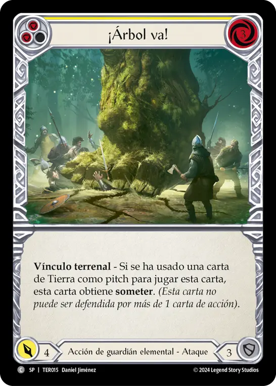 Card: Log Fall (yel)