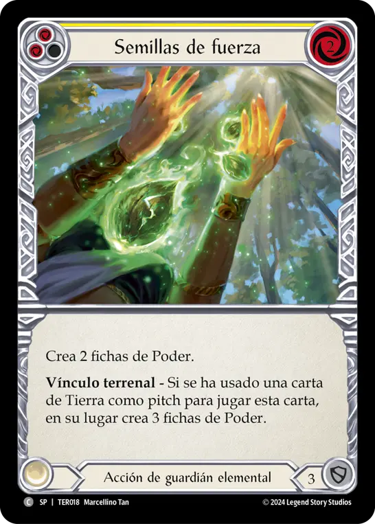Card: Seeds of Strength (yel)