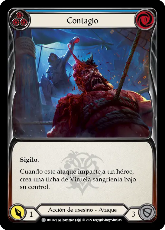 Card: Infect (blu)