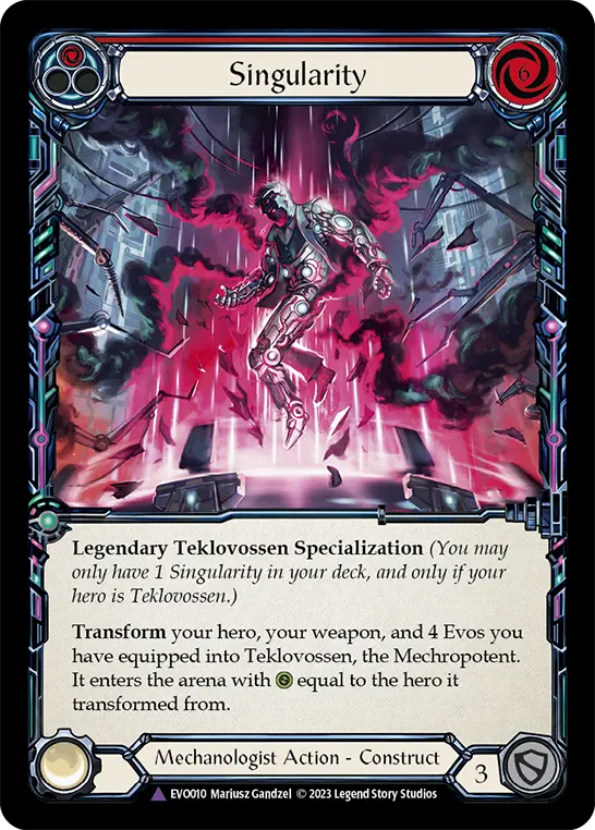 Card: Singularity (red)