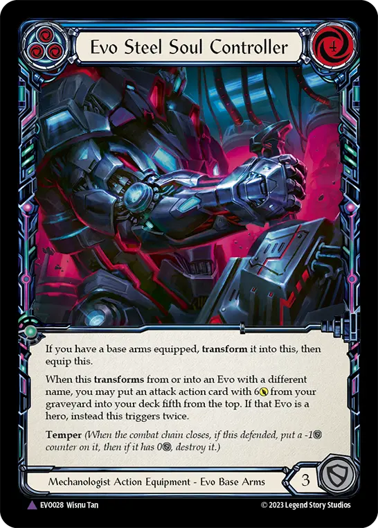 Card: Evo Steel Soul Controller (blu)