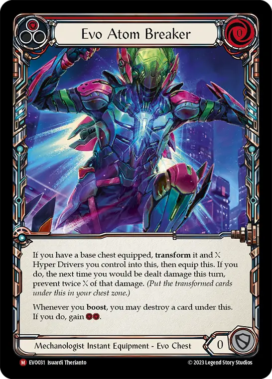 Card: Evo Atom Breaker (red)