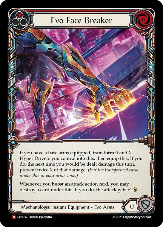 Card: Evo Face Breaker (red)