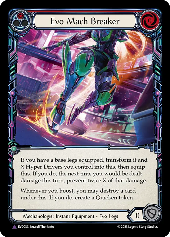 Card: Evo Mach Breaker (red)