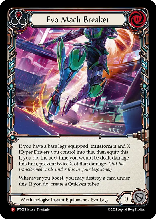 Card: Evo Mach Breaker (red)