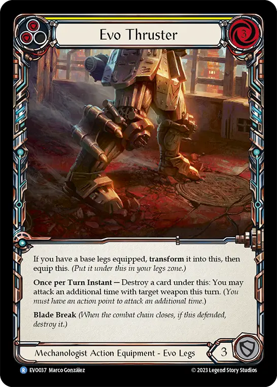 Card: Evo Thruster (yel)