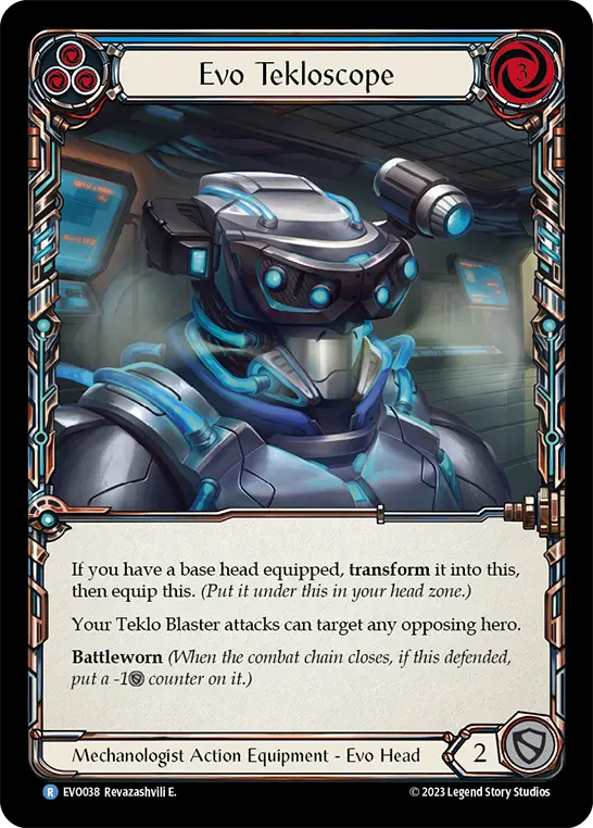 Card: Evo Tekloscope (blu)
