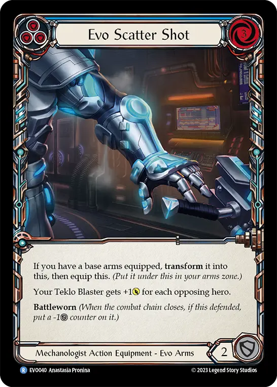 Card: Evo Scatter Shot (blu)