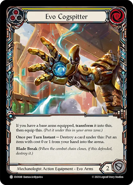 Card: Evo Cogspitter (yel)