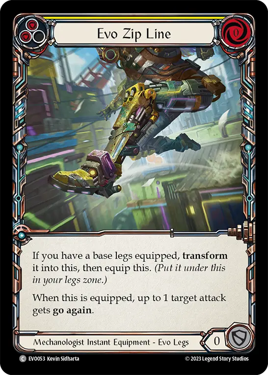 Card: Evo Zip Line (yel)