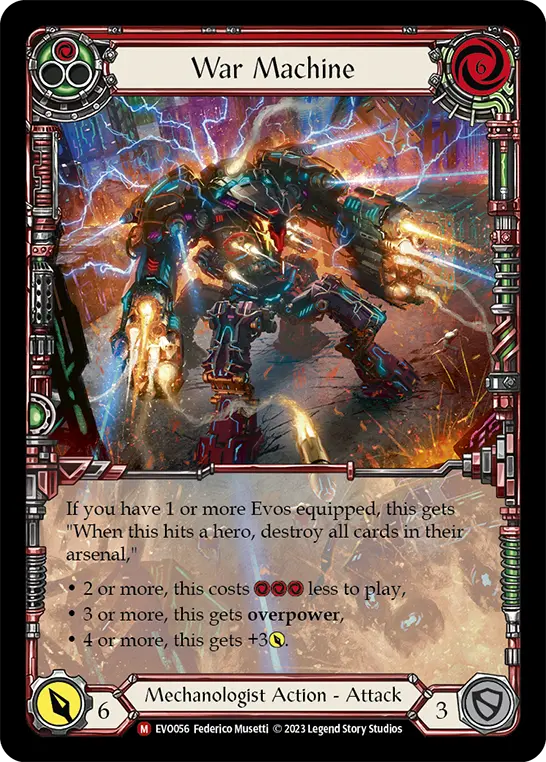 Card: War Machine (red)