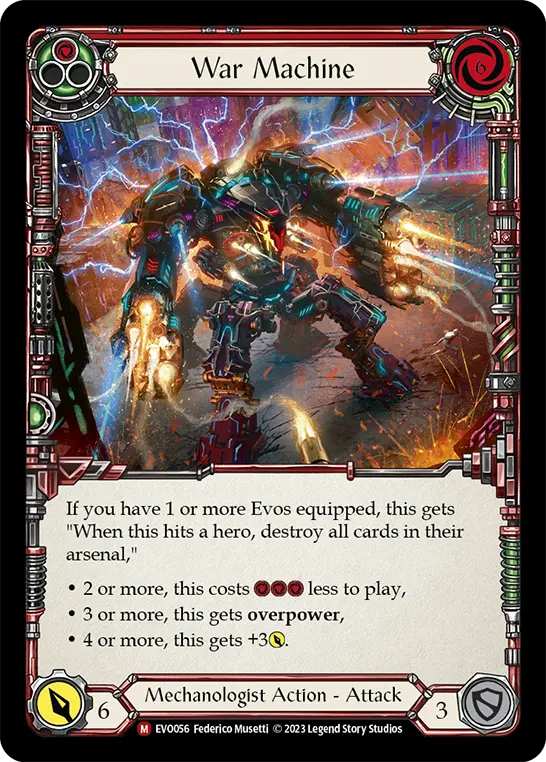 Card: War Machine (red)