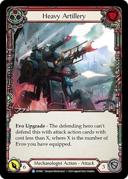 Card: Heavy Artillery (red)
