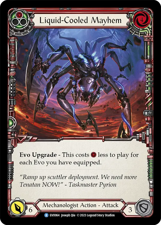 Card: Liquid-Cooled Mayhem (red)