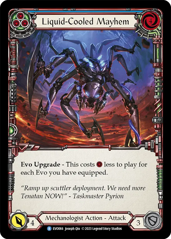 Card: Liquid-Cooled Mayhem (blu)