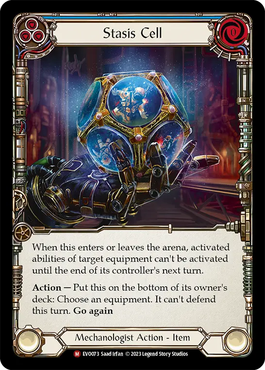 Card: Stasis Cell (blu)