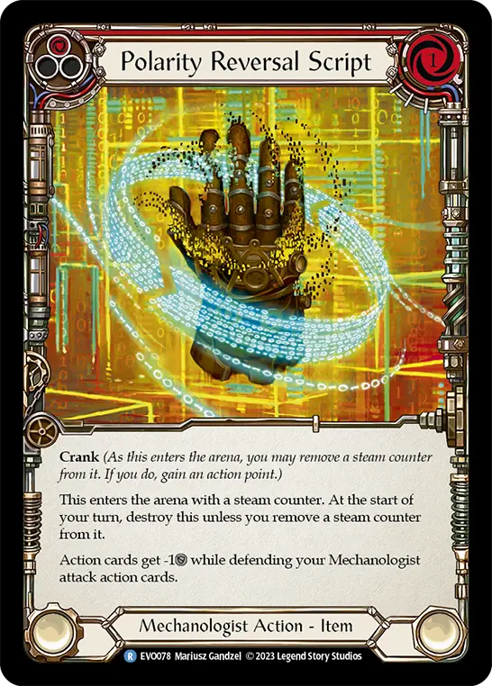 Card: Polarity Reversal Script (red)