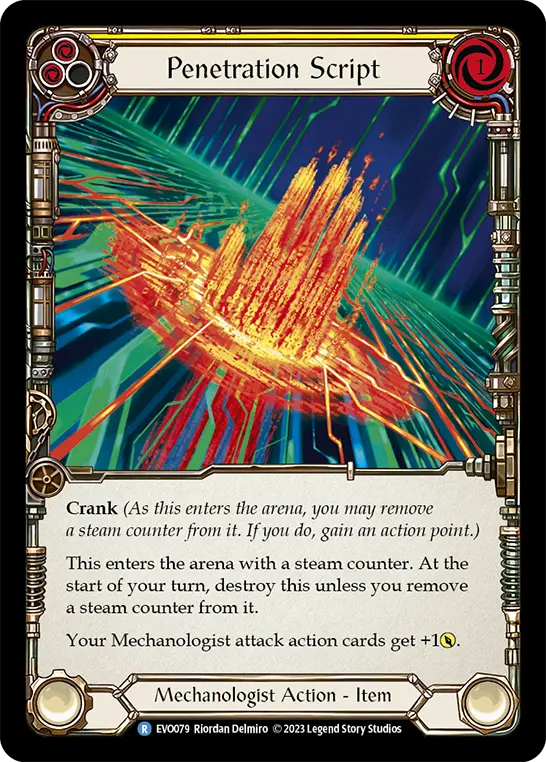 Card: Penetration Script (yel)