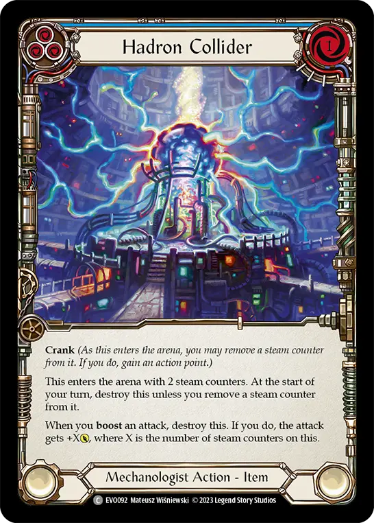 Card: Hadron Collider (blu)