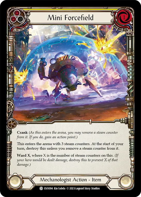 Card: Mini Forcefield (yel)