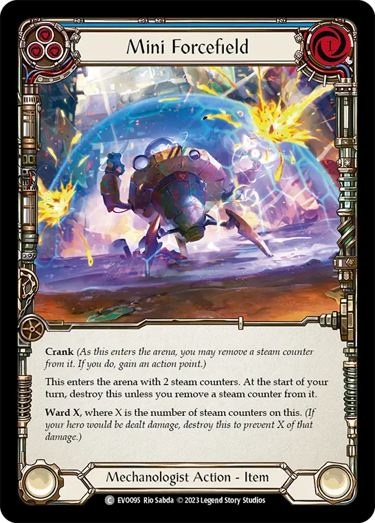 Card: Mini Forcefield (blu)