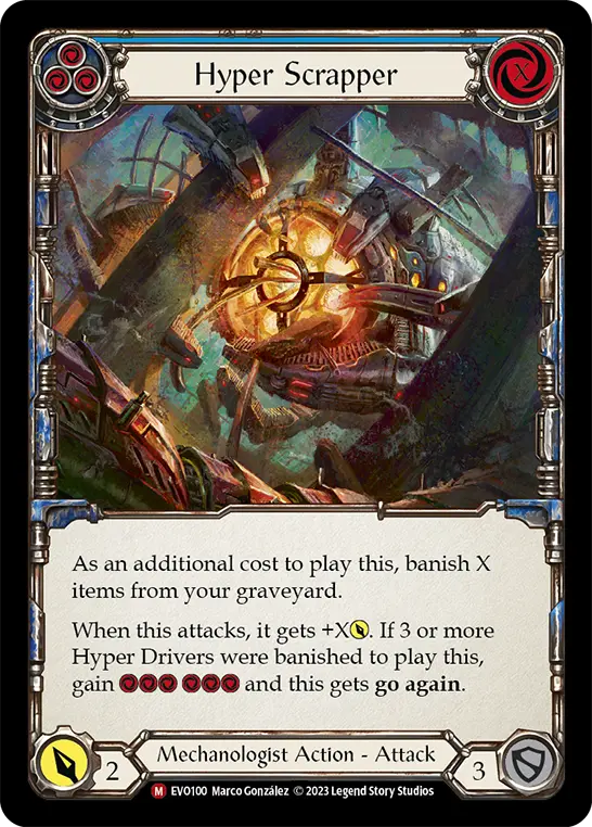 Card: Hyper Scrapper (blu)