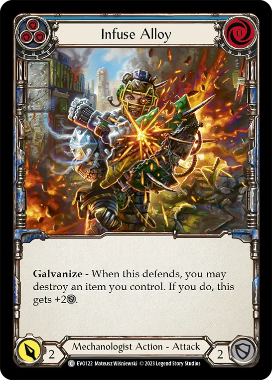 Card: Infuse Alloy (blu)