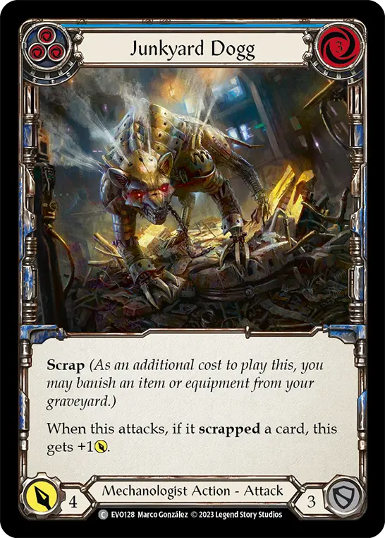 Card: Junkyard Dogg (blu)