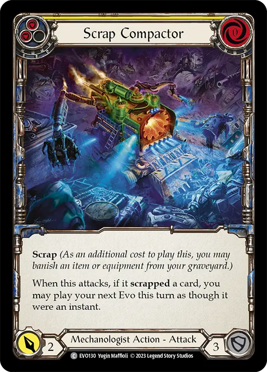 Card: Scrap Compactor (yel)