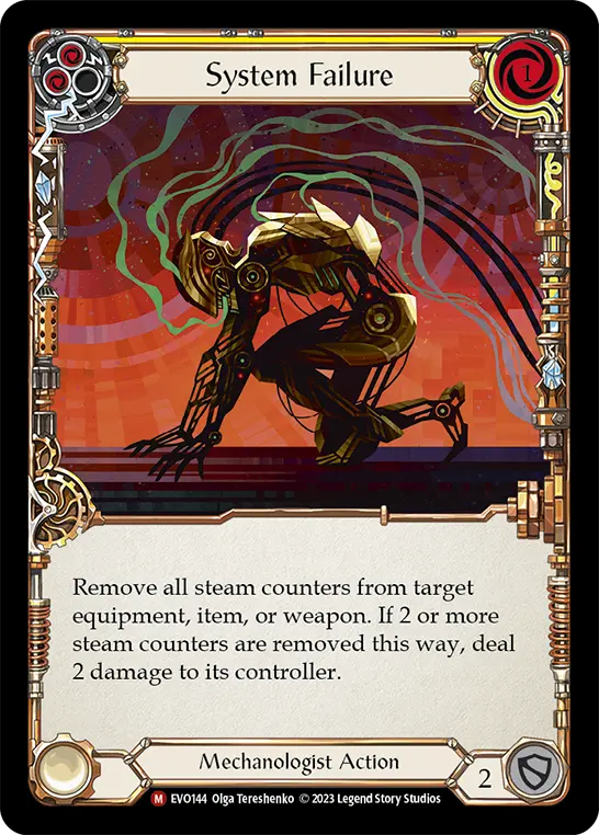 Card: System Failure (yel)